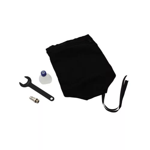 KROFtools Pneumatikus excenter csiszoló 150 mm, 5 mm orbit, porelszívós készlet (9266)