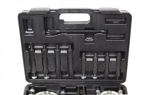 KROFtools Csapágylehúzó készlet 14 részes, félhold lehúzókkal, 30–76 mm (9312)