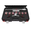 KROFtools Motorkerékpár kormánycsapágy szerelő készlet, 32–46 mm adapterekkel (9326)