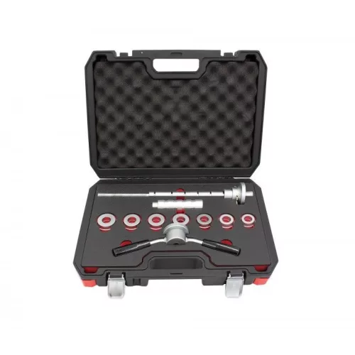 KROFtools Motorkerékpár kormánycsapágy szerelő készlet, 32–46 mm adapterekkel (9326)