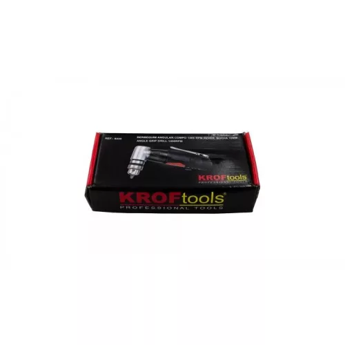 KROFtools Levegős sarokfúró 3/8” tokmánnyal, 1400 fordulat/perc (9335)