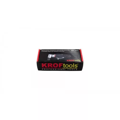 KROFtools Pneumatikus sarokcsiszoló (szögcsiszoló) 90°-os fejjel, 1/4”, 20 000 ford./perc (9377)