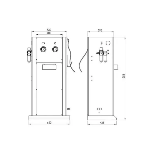 KROFtools Nitrogénes gumiabroncs-fúvató berendezés (9500)