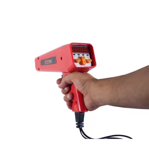 KROFtools Gyújtásbeállító lámpa digitális LED kijelzővel, 12 V, 90° előgyújtásszög-méréssel  (9620)
