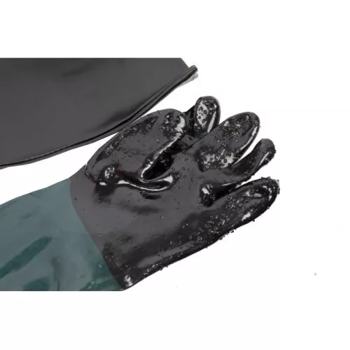 KROFtools Cserekesztyű pár homokszóró kabinhoz, 220 l (9760-02)