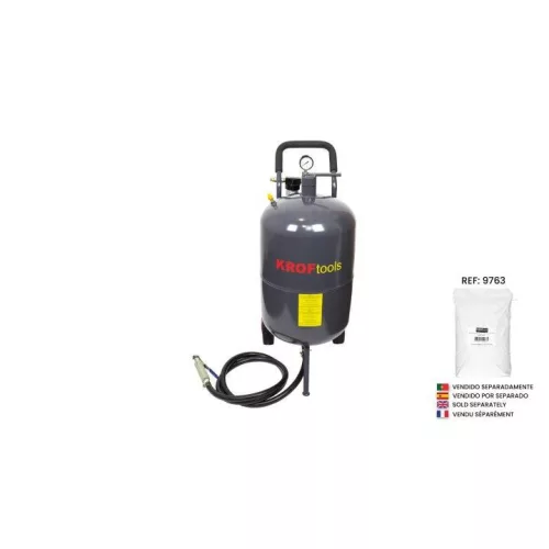 KROFtools Mobil homokszóró berendezés 80 l tartállyal, 60–125 PSI (9761)