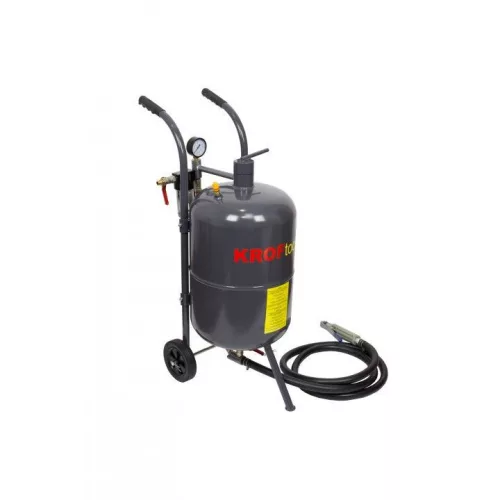 KROFtools Mobil homokszóró berendezés 40 l tartállyal, 2438 mm tömlővel (9762)