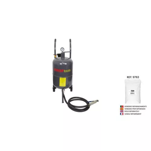 KROFtools Mobil homokszóró berendezés 40 l tartállyal, 2438 mm tömlővel (9762)