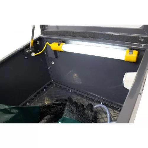 KROFtools Homokszóró kabin alkatrésztisztításhoz, 90 l  (9765)