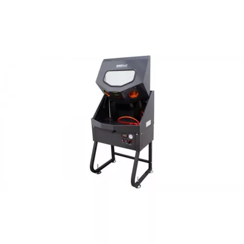KROFtools Fűthető alkatrészmosó gép 1200 W fűtéssel, 8–14 l tisztítófolyadékhoz (9775)