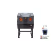 KROFtools Fűthető alkatrészmosó gép 1200 W fűtéssel, 8–14 l tisztítófolyadékhoz (9775)