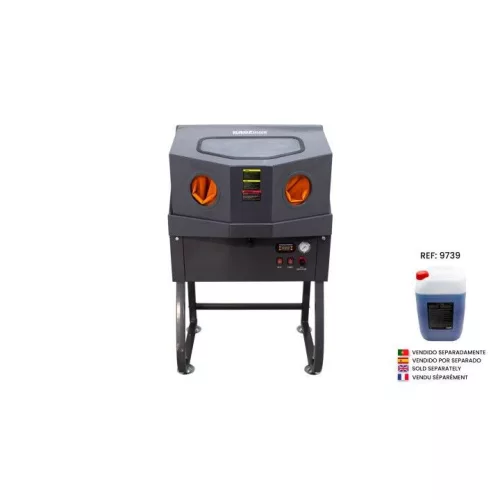 KROFtools Fűthető alkatrészmosó gép 1200 W fűtéssel, 8–14 l tisztítófolyadékhoz (9775)