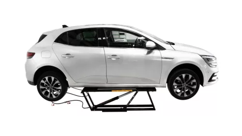 KROFtools Hordozható autóemelő 2,5 t, 88–460 mm emelési tartománnyal (9813)