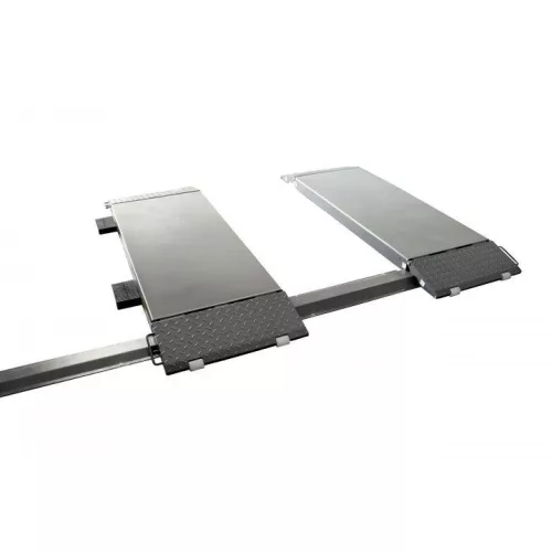 KROFtools Padlóra telepíthető ollós autóemelő elektrohidraulikus működéssel, 3 t, 220 V (9815M)