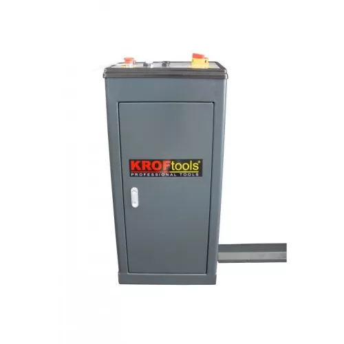 KROFtools Padlóra telepíthető ollós autóemelő elektrohidraulikus működéssel, 3 t, 220 V (9815M)