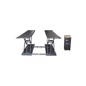   KROFtools Mobil hidraulikus ollós emelő 3 t teherbírással, 1000 mm emelési magassággal (9817)