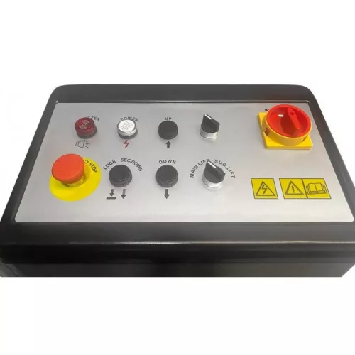 KROFtools Dupla ollós autóemelő futóműállításhoz LED világítással, 5,5 t (9822)