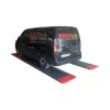 KROFtools Dupla ollós autóemelő futóműállításhoz LED világítással, 5,5 t (9822)