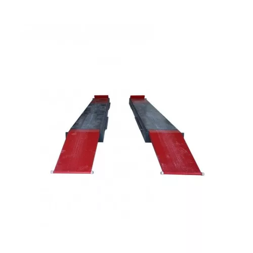 KROFtools Kettős ollós futóműállító emelő alacsony profilú kivitelben, 5,5 t, 220–1860 mm, LED-világítással (9823)