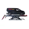 KROFtools Kettős ollós futóműállító emelő alacsony profilú kivitelben, 5,5 t, 220–1860 mm, LED-világítással (9823)