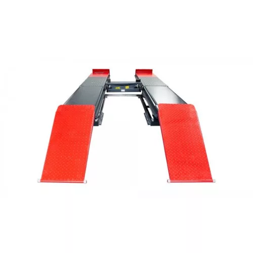 KROFtools Alacsony profilú ollós autóemelő futóműállításhoz LED világítással, 4,5 t (9833)