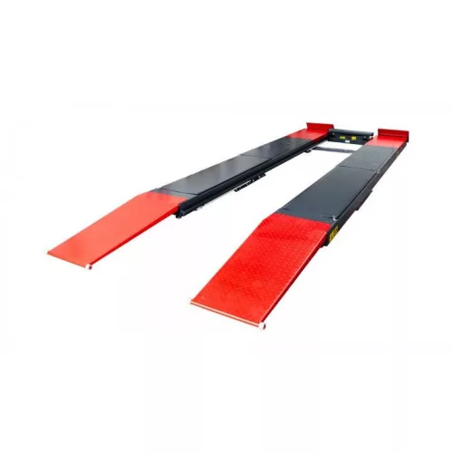 KROFtools Alacsony profilú ollós autóemelő futóműállításhoz LED világítással, 4,5 t (9833)