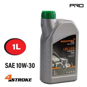   NAKAYAMA PRO Négyütemű motorolaj kerti gépekhez, SAE 10W-30, 1 liter (LB1120)
