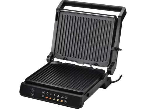 LUND ELEKTROMOS kontakt GRILLező 2000 W, LED VEZÉRLŐPANEL ( Gofri tányérokkal is használható : LUND 67442 )  (67440)
