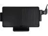 LUND Asztali elektromos grill 2000 W, 49 × 27 cm, sima és bordázott lappal (67453)