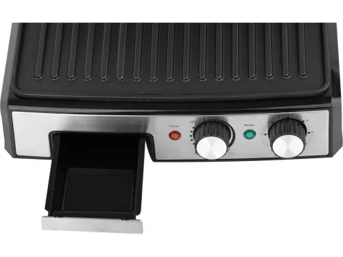 LUND Asztali grill 2000W, 29x24cm ezüst(67457)