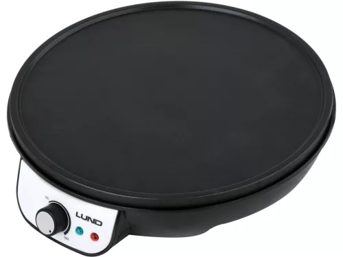 LUND Elektromos palacsintasütő 1000 W, 30 cm-es tapadásmentes sütőlappal, hőfokszabályzóval (67470)