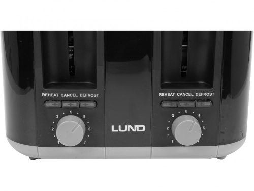 LUND Kenyérpirító 1300-1500W fekete (67501)