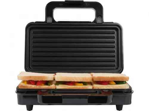 LUND Szendvicssütő cserélhető gofri- és grill sütőlapokkal, 900 W, 3 az 1-ben (67530)