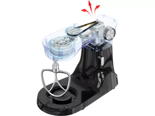 LUND Konyhai robotgép, álló,  habverő-dagasztó, 6 liter, 2000 Watt, időzítő  (67814)
