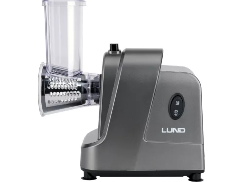 LUND Elektromos zöldségaprító 250 W, 5 rozsdamentes acél vágóbetéttel (67830)