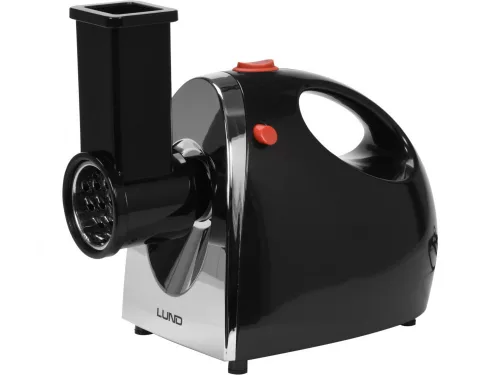 LUND Elektromos húsdaráló zöldségreszelővel, paradicsompréssel és kolbásztöltővel, 5 az 1-ben, 550–1200 W (67900)