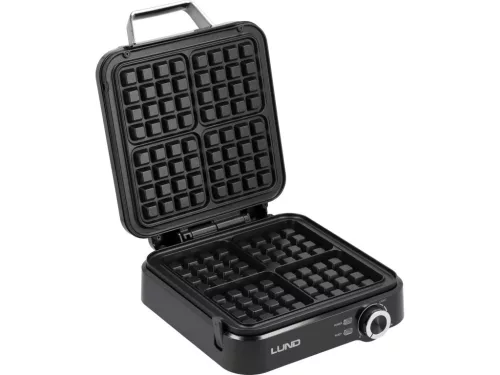 LUND Gofrisütő 1500W  - 4 gofri egy sütéssel (68015)