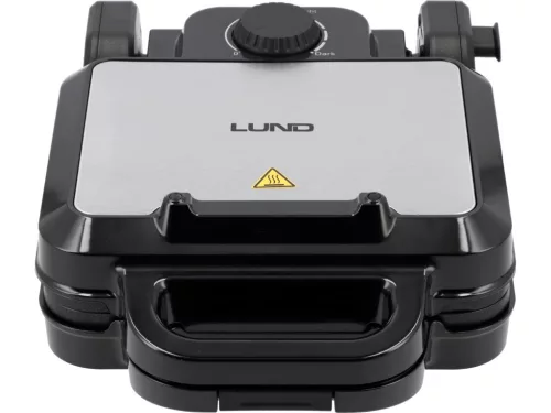 LUND Gofrisütő forgatható sütőlappal, 1200 W, 2 belga gofrihoz (68016)