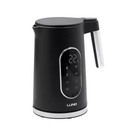   LUND Elektromos forraló 1,7 liter, hőmérséklet szabályozás, fekete (68228)
