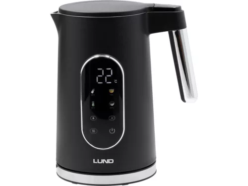 LUND Elektromos forraló 1,7 liter, hőmérséklet szabályozás, fekete (68228)