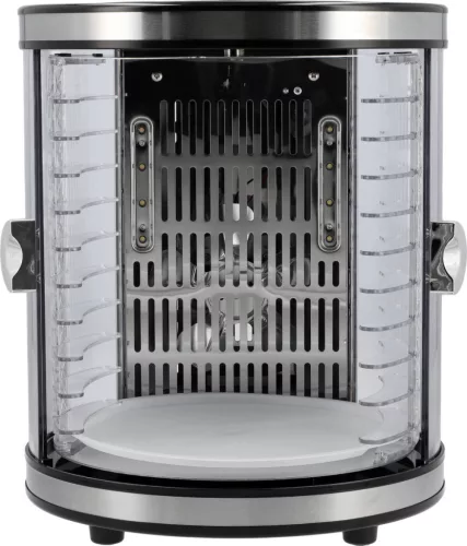 LUND Aszalógép gyümölcshöz, zöldséghez, gombához és húshoz, 10 tálcás, 850 W, 35–75 °C (68283)