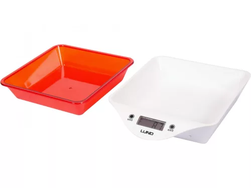 LUND Konyhai mérleg 800 ml-es tállal, 5 kg méréshatár, 1 g pontosság (68361)