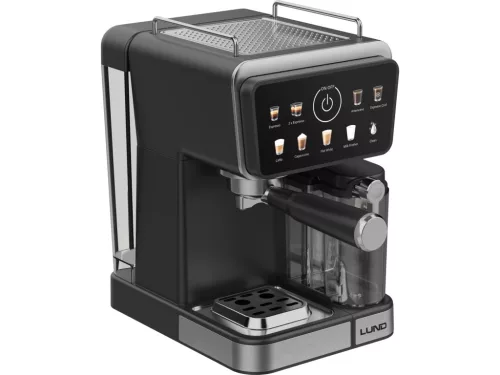 LUND Karos és kapszulás eszpresszó kávéfőző, tejhabosítóval ( pl: Nespresso®, Starbucks® és UCC® ) 1350 Watt  (68502)