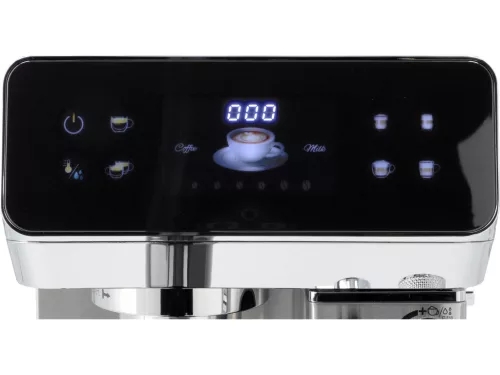 LUND Karos és kapszulás, eszpresszó kávéfőző gép, tejhabosítóval, ESE (Easy Serving Espresso) rendszer ( PL az illy, Pellini, Lavazza )1350 Watt  (68503)