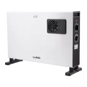   LUND Konvektoros Fűtőtest TURBO Funkcióval – 1250W / 2000W / 2500W (68650)