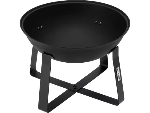 LUND Öntöttvas tűzrakó tál 50 cm-es öntöttvas grillező ráccsal (99719)