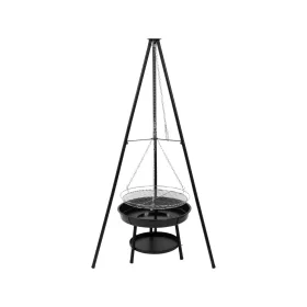   LUND FÜGGŐS KERTI SZÉNGRILL, TŰZHELY ÁLLVÁNNYAL, 46 cm GRILLRÁCCSAL (99903)