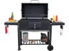 LUND Kerti grillkocsi fa polcokkal 78x42.5cm (99917)