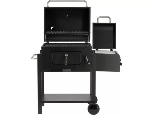 LUND Profi delux faszén grill füstölővel teljes méret: 112 x 62 x 121 cm (99925)