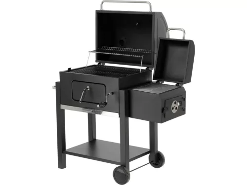 LUND Profi delux faszén grill füstölővel teljes méret: 112 x 62 x 121 cm (99925)